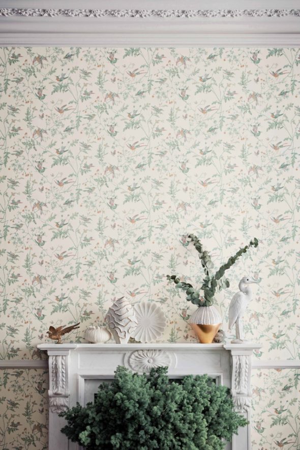 Hummingbirds 112-4016 wallpaper Icons Cole and Son