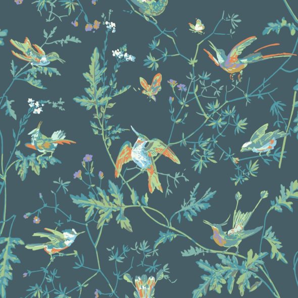 Hummingbirds 112-4014 wallpaper Icons Cole and Son