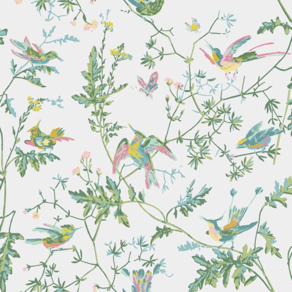 Hummingbirds 112-4015 wallpaper Icons Cole and Son