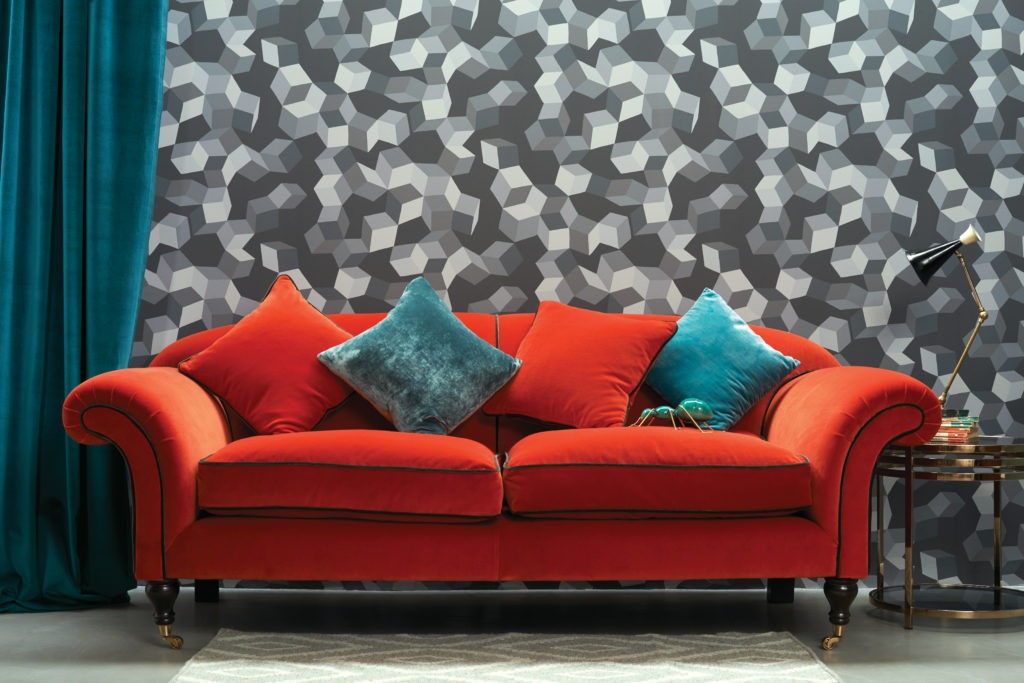 Puzzle wallpaper Geometric II from Cole & Son 