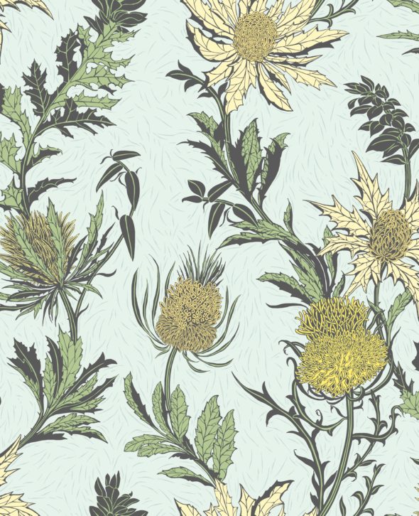 Thistle 115-14042 wallpaper Botanical Cole & Son