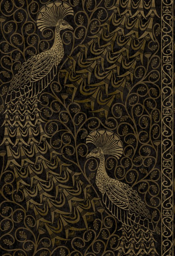 Pavo Parade 116-8032 wallpaper from the Pearwood collection by Cole & Son